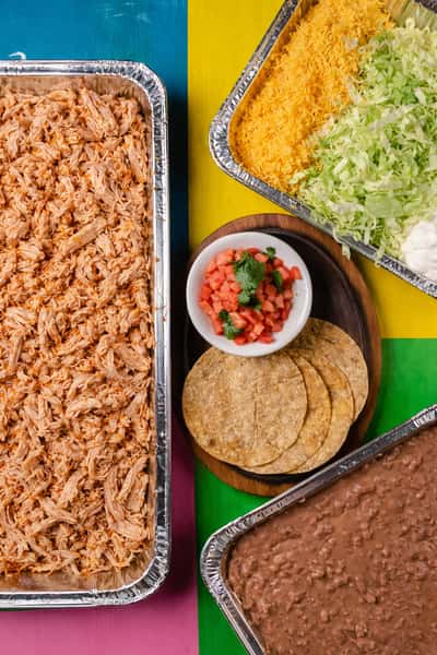Taco Bar - Shredded Chicken (Tinga Style)