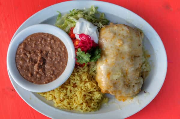 Lunch Chimichanga