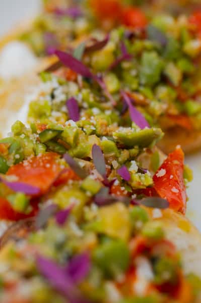 Summertime Tapenade & Herb Toasted Bread