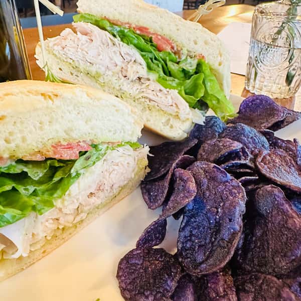 Green Goddess Turkey Sandwich