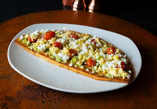 AVOCADO SCRAMBLE FLATBREAD