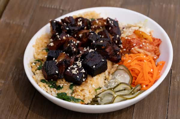 Pork Belly Burnt Ends Bowl