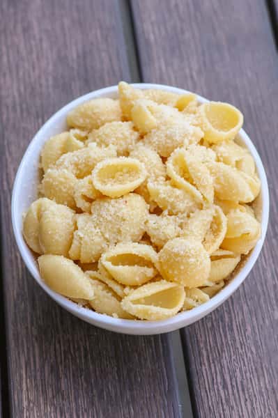 Kid's Parmesan Butter Shells
