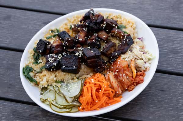 Pork Belly Burnt Ends Bowl