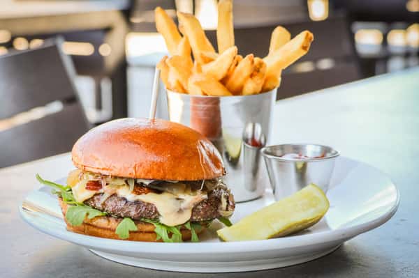Rustic Elk Burger