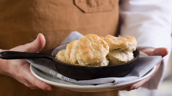 plate of biscuits