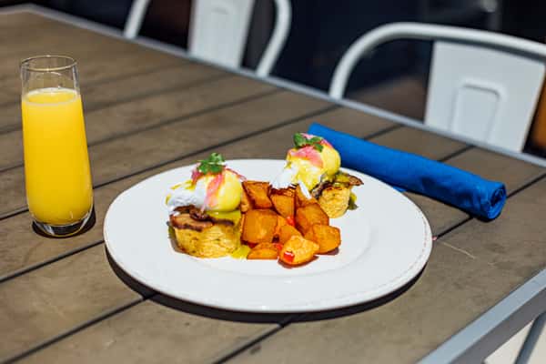 Cornbread Benedict