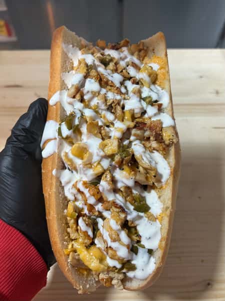 Buffalo Chicken Dip Cheesesteak