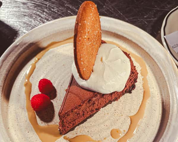 Dark Chocolate Chiffon Pie