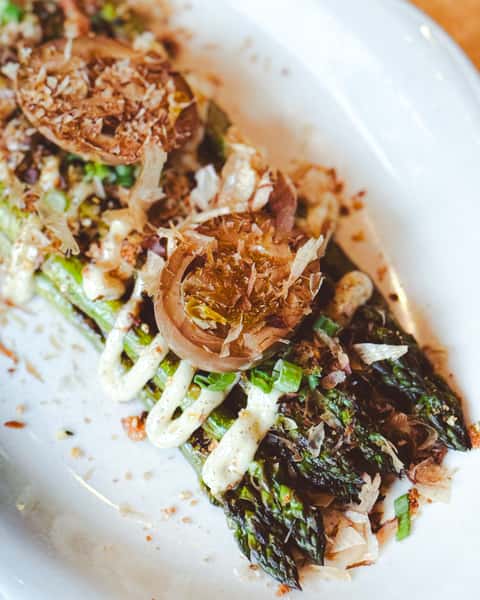 Miso Ginger Asparagus