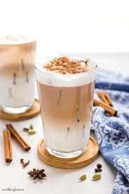 Iced Chai Frothed Mocha