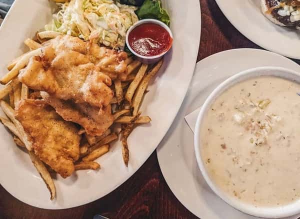 Fish and Chips and Chowder Bowl