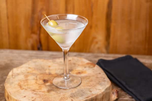 Dirty Blues Martini