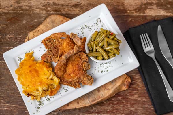 Fried Pork Chop + 2 Sides