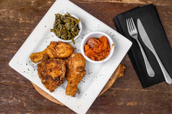 3 Pc Fried Chicken Plate
