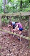 grils competing mud run 2015 course