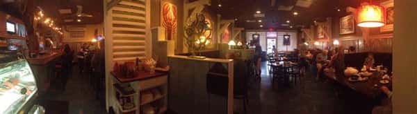 Panorama of the restaurant