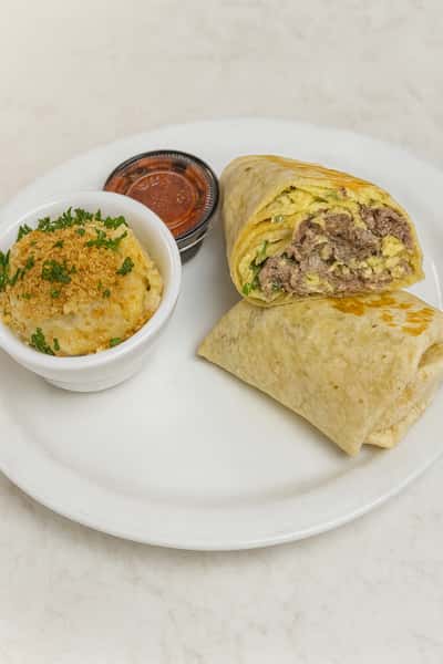 Philly Cheese Steak Burrito