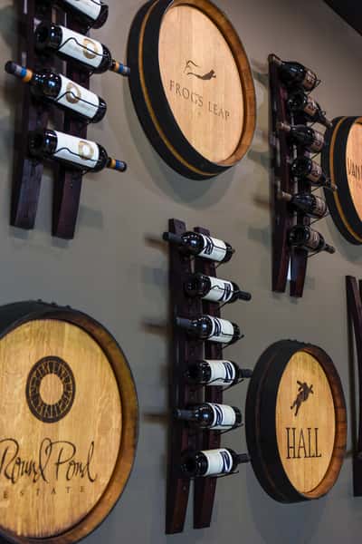 The Blu Halo St Pete Wine Wall