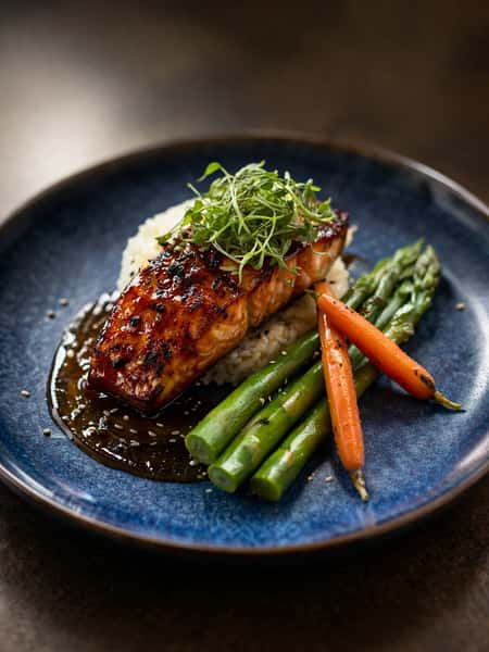 Citrus-Soy Glazed Salmon