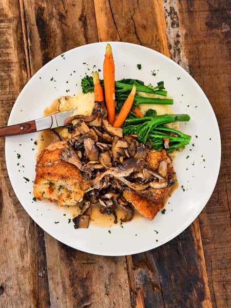 Pan Roasted Madeira Chicken