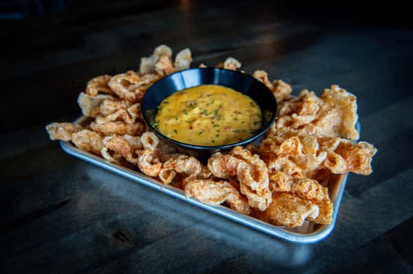 Pork Skins & Pimento Cheese