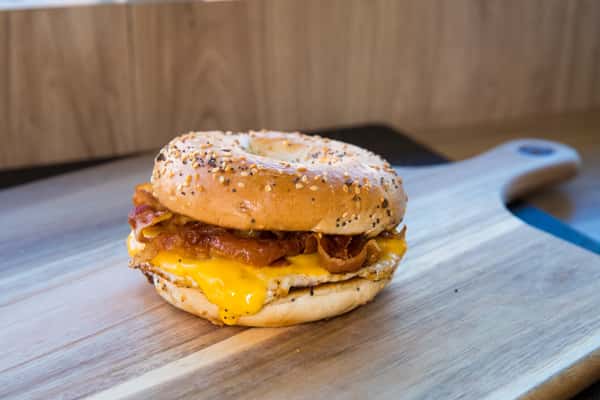 breakfast on bagel
