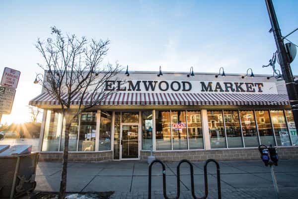 front of elmwood market