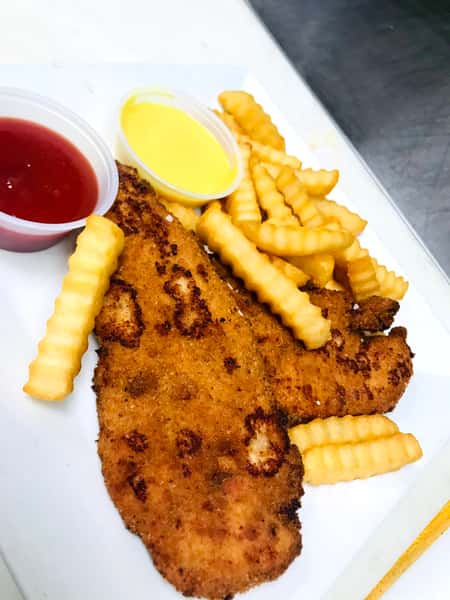 Chicken Tenders and French Fries