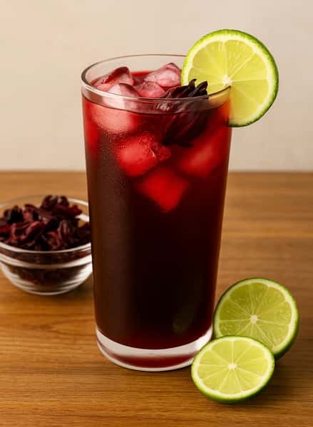 Hibiscus Flower Iced Tea