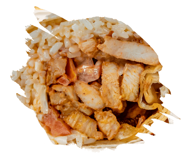 Chicken Shawarma Mediterranean Burrito