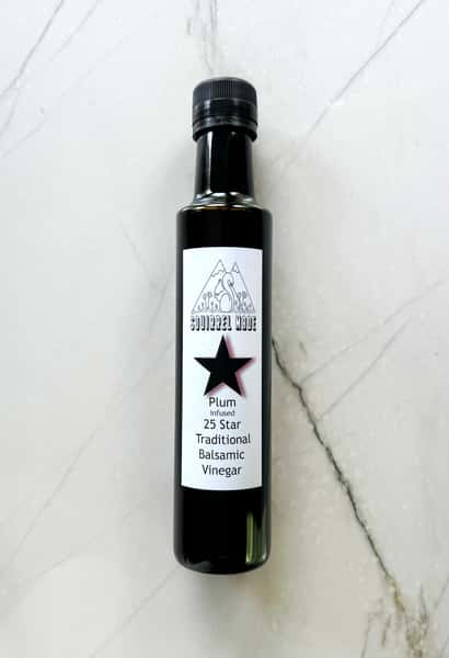 Squirrel Made Plum Infused 25 Star Traditional Balsamic Vinegar