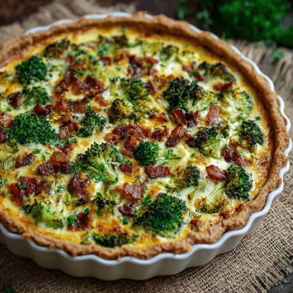Broccoli Bacon Quiche