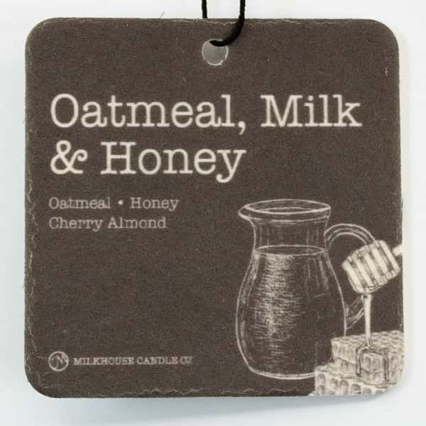 Milkhousee Candle Co. Car Freshener Oatmeal, Milk, & Honey