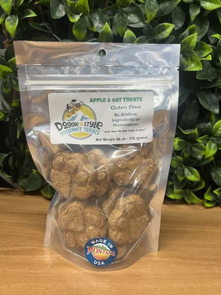 Apple & Oat Gourmet Dog Treats, 6oz