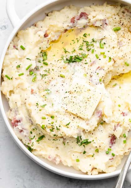 Smoked Gouda and Prosciutto Mashed Potatoes