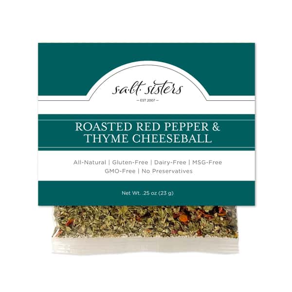 SALT Sisters Cheeseball Roasted Red Pepper & Thyme