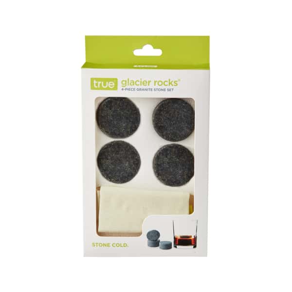 Glacier Rocks® Granite Whiskey Chilling Stones - Set of 4