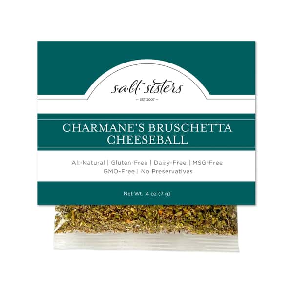 SALT Sisters Cheeseball Charmane's Bruschetta