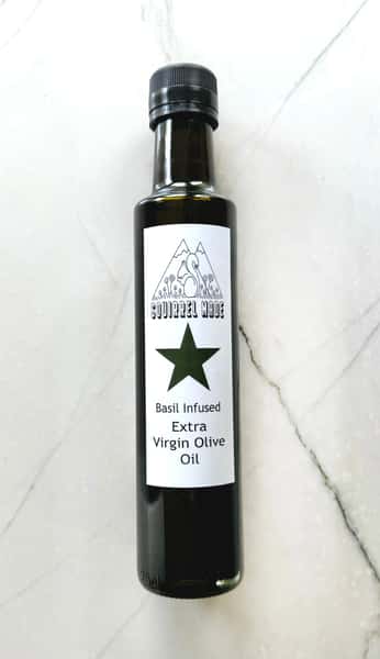 Squirrel Made Basil Infused Extra Virgin Olive Oil