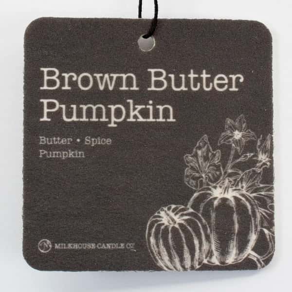 Milkhouse Candle Co. Car Freshener Brown Butter Pumpkin