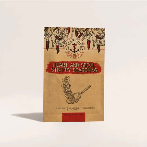 Ocean State Pepper Co. Heart and Seoul - Korean Bbq Stir Fry Mix