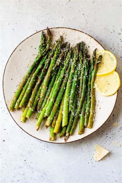 Lemon & Garlic Asparagus