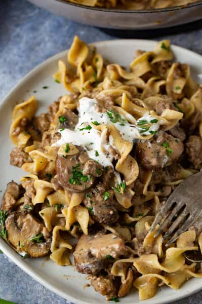 Beef Stroganoff