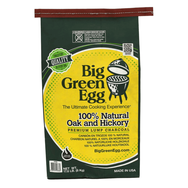 Big Green Egg 100% Natural Oak and Hickory Lump Charcoal
