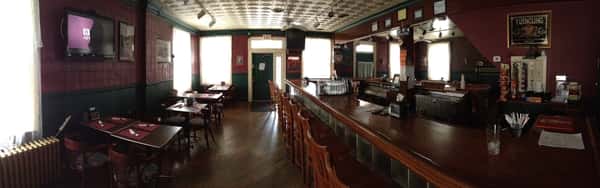 inside view of bar area of bernville eagle hotel