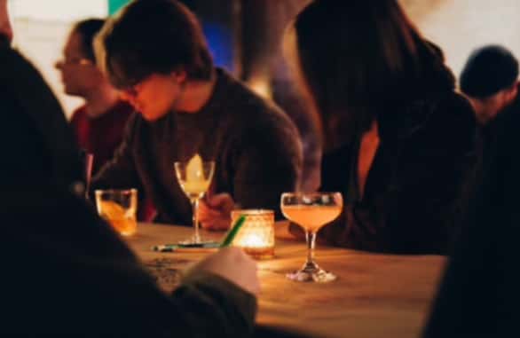 Pencil Pushers at Lost & Found OTR, a drink and draw community night