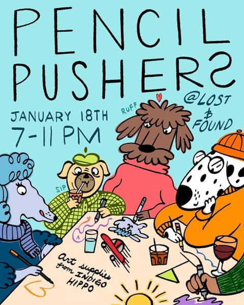 Pencil Pushers Lost & Found OTR January 18 2024