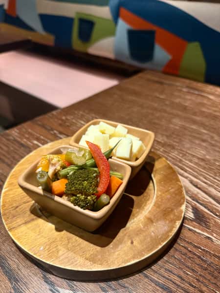 pickled veg + cheese