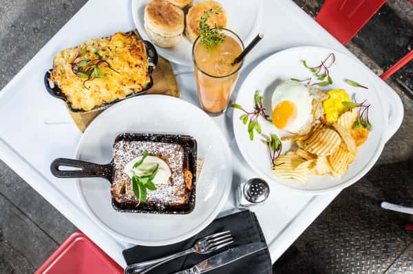 Brunch Food Spread